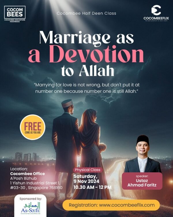 Marriage as a Devotion to Allah | PHYSICAL CLASS | FREE | Video Recording is Coming Soon