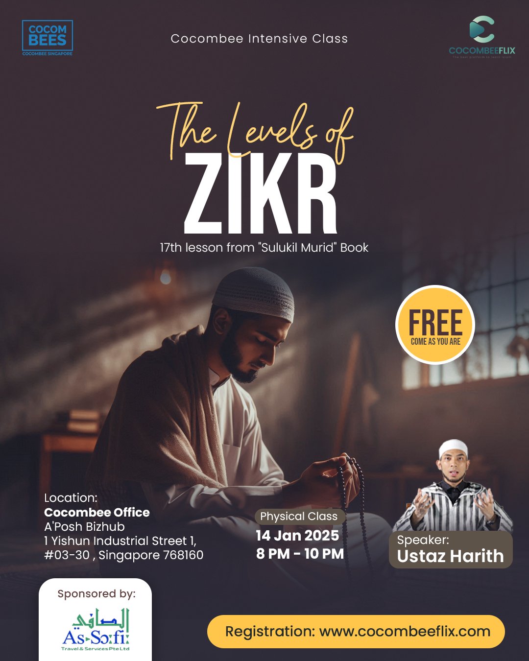Ustaz Harith - The Levels of Zikr
