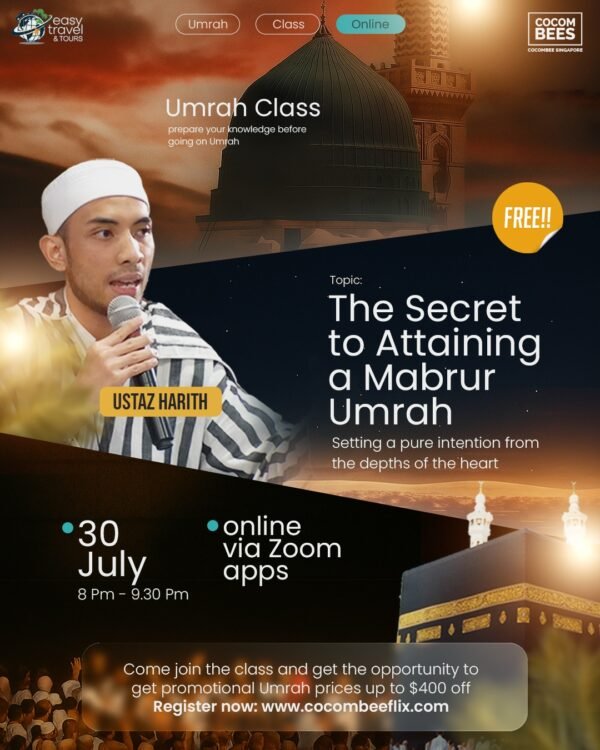 The Secret to Attaining a Mabrur Umrah  | ONLINE VIA ZOOM | FREE